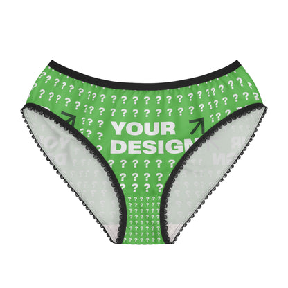 Customizable Women's Briefs, Fun Underwear, Personalize Your Panties, Unique Lingerie, Gift for Her