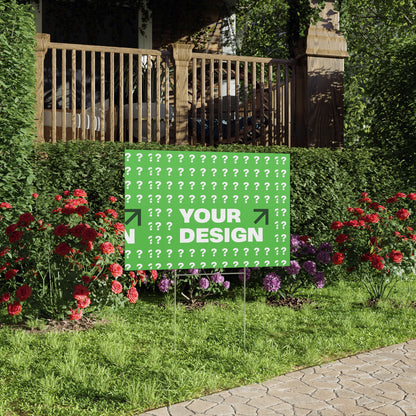Customizable Lawn Sign for Events, Yard Decoration, Personalized Signage, Garden Signs, Outdoor Celebrations