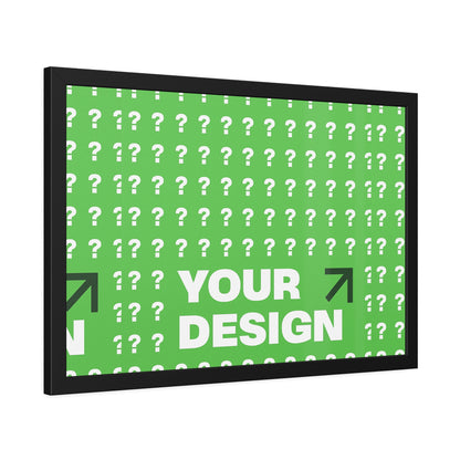 Custom Framed Paper Posters – Personalized Wall Art, Unique Home Decor, Gifts for Him/Her, Customized Artwork, Modern Interior Design