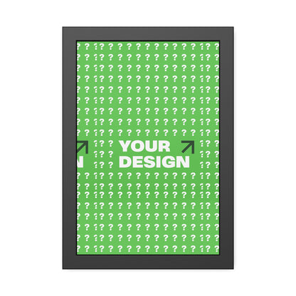 Custom Framed Paper Posters – Personalized Wall Art, Unique Home Decor, Gifts for Him/Her, Customized Artwork, Modern Interior Design