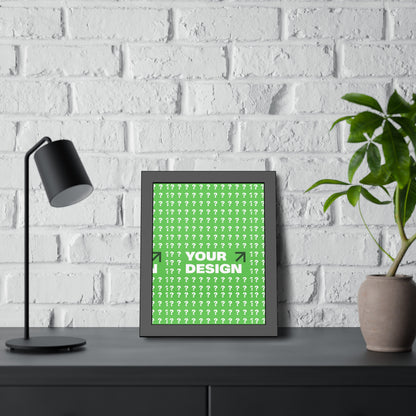 Custom Framed Paper Posters – Personalized Wall Art, Unique Home Decor, Gifts for Him/Her, Customized Artwork, Modern Interior Design