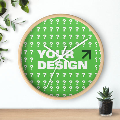 Customizable Modern Wall Clock for Home Decor, Unique Gift Idea, Stylish Timepiece, Personalized Clock, Home Accessories