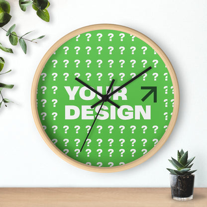Customizable Modern Wall Clock for Home Decor, Unique Gift Idea, Stylish Timepiece, Personalized Clock, Home Accessories