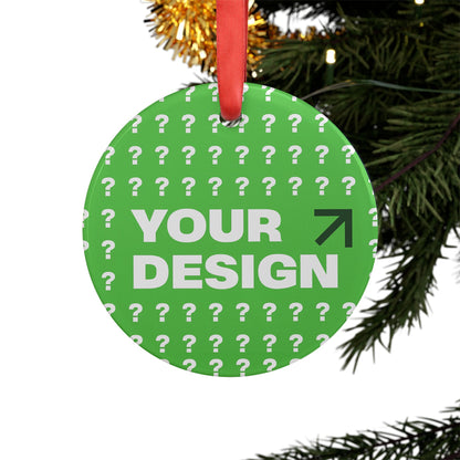 Personalized Acrylic Ornament with Ribbon, Custom Holiday Decoration, Gift for Christmas, Unique Baby Shower Keepsake, Fun Party Favor