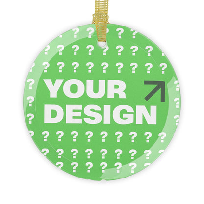 Customizable Glass Ornaments, Personalized Holiday Decor, Unique Gift Idea, Christmas Tree Ornaments, DIY Home Decoration