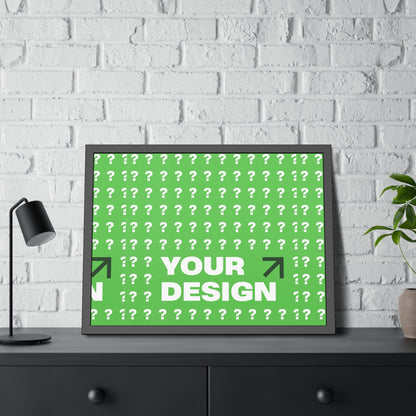 Custom Framed Paper Posters – Personalized Wall Art, Unique Home Decor, Gifts for Him/Her, Customized Artwork, Modern Interior Design