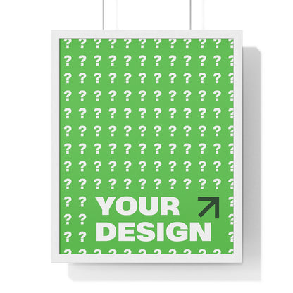 Customizable Vertical Framed Poster, Personalized Wall Art, Home Decor, Unique Gift, Office Inspiration, Creative Decor