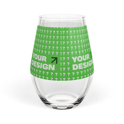 Custom Stemless Wine Glass - Personalized Gift for Wine Lovers, Great for Weddings, Birthdays, Housewarming, and Special Occasions