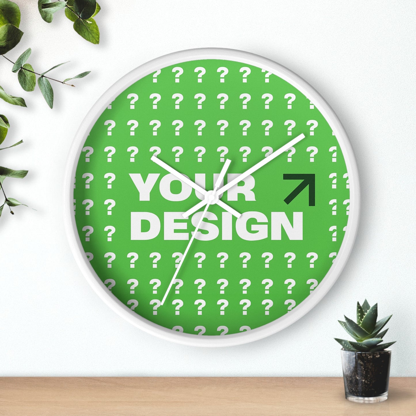 Customizable Modern Wall Clock for Home Decor, Unique Gift Idea, Stylish Timepiece, Personalized Clock, Home Accessories