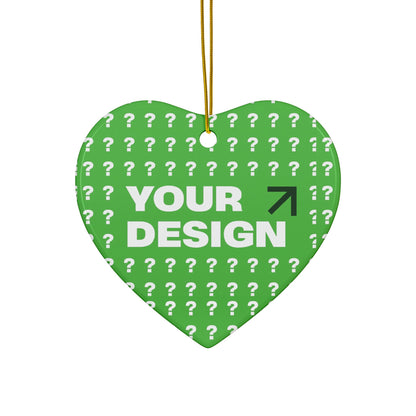 Personalized Ceramic Ornaments - Customizable Two-Sided Decor, Holiday Gifts, Family Keepsakes, Unique Christmas Decor, Custom Ornaments