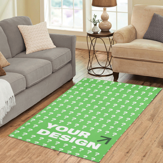 Customizable Area Rugs for Home Decor, Personalized Floor Mat, Unique Gift Idea, Modern Living Room Rug, Stylish Home Accent