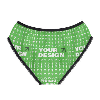 Customizable Women's Briefs, Fun Underwear, Personalize Your Panties, Unique Lingerie, Gift for Her