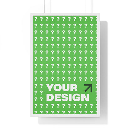 Customizable Vertical Framed Poster, Personalized Wall Art, Home Decor, Unique Gift, Office Inspiration, Creative Decor