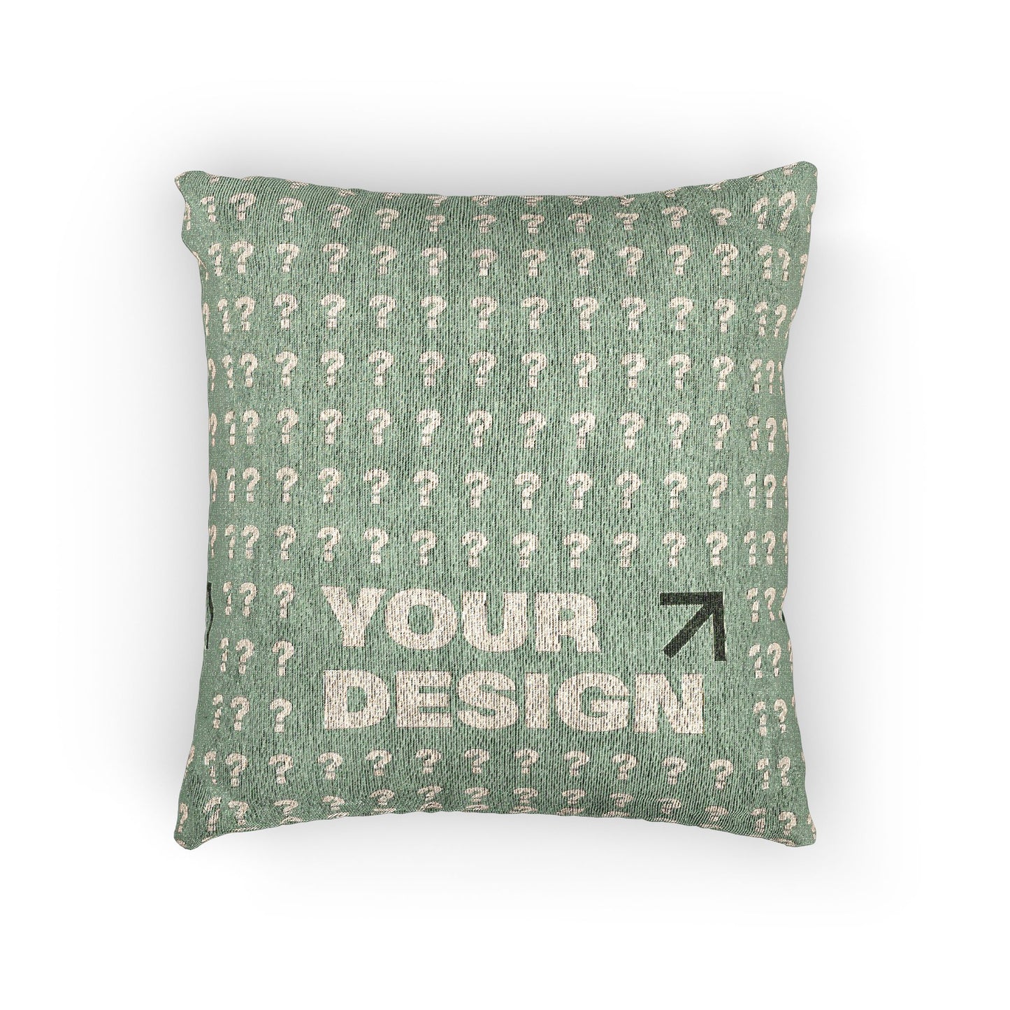 Custom Woven Pillow - Personalized Home Decor, Eco-Friendly Cushion, Great for Gifts, Housewarming, Unique Accent Pillow