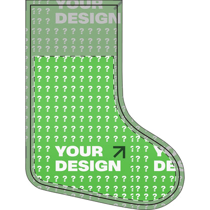 Personalized Linen Christmas Stocking, Custom Holiday Decor, Unique Gift, Festive Home Decoration, Santa Sock for Family