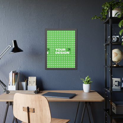 Custom Framed Paper Posters – Personalized Wall Art, Unique Home Decor, Gifts for Him/Her, Customized Artwork, Modern Interior Design