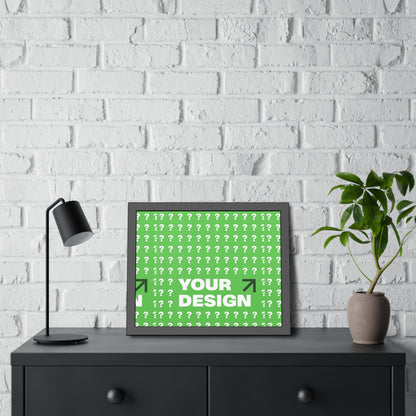 Custom Framed Paper Posters – Personalized Wall Art, Unique Home Decor, Gifts for Him/Her, Customized Artwork, Modern Interior Design