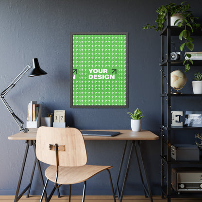 Custom Framed Paper Posters – Personalized Wall Art, Unique Home Decor, Gifts for Him/Her, Customized Artwork, Modern Interior Design