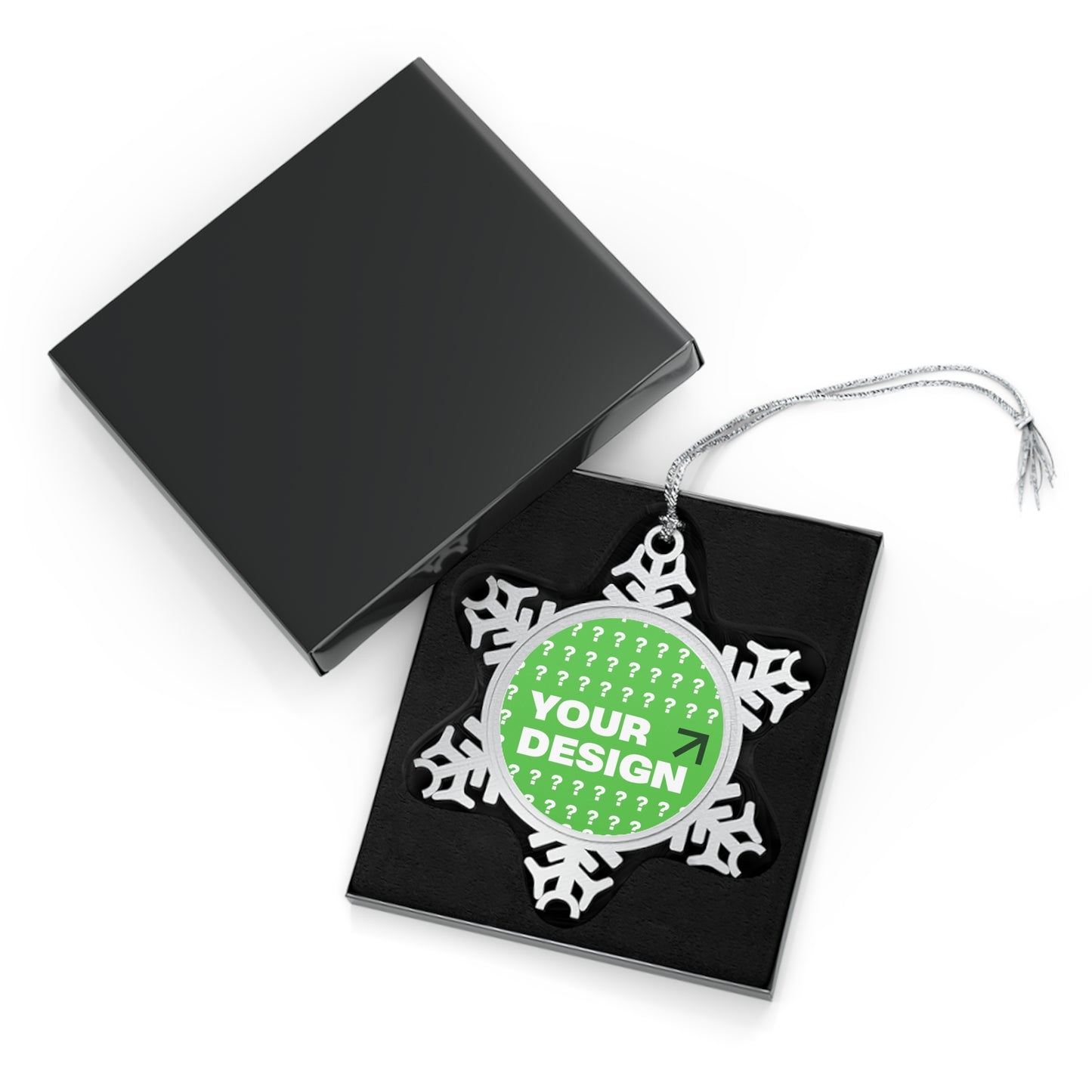 Custom Pewter Snowflake Ornament for Holidays, Personalize for Christmas Decor, Winter Gift, Festival Keepsake, Handmade Gift, Tree [...]