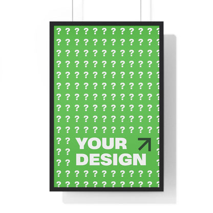 Customizable Vertical Framed Poster, Personalized Wall Art, Home Decor, Unique Gift, Office Inspiration, Creative Decor