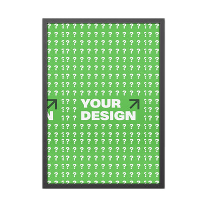 Custom Framed Paper Posters – Personalized Wall Art, Unique Home Decor, Gifts for Him/Her, Customized Artwork, Modern Interior Design