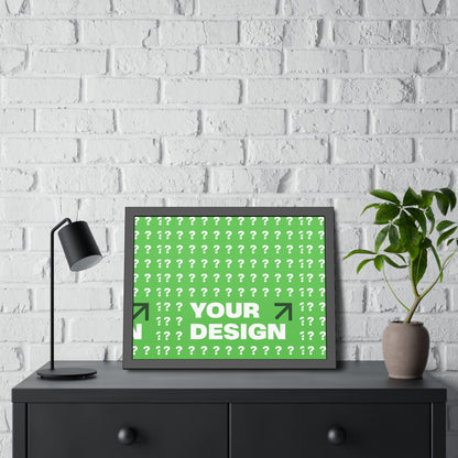 Custom Framed Paper Posters – Personalized Wall Art, Unique Home Decor, Gifts for Him/Her, Customized Artwork, Modern Interior Design