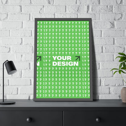 Custom Framed Paper Posters – Personalized Wall Art, Unique Home Decor, Gifts for Him/Her, Customized Artwork, Modern Interior Design