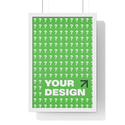 Customizable Vertical Framed Poster, Personalized Wall Art, Home Decor, Unique Gift, Office Inspiration, Creative Decor