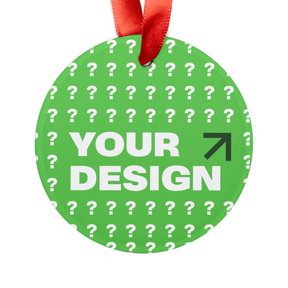 Personalized Acrylic Ornament with Ribbon, Custom Holiday Decoration, Gift for Christmas, Unique Baby Shower Keepsake, Fun Party Favor