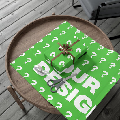 Personalized Gift Wrap Papers, Custom Wrapping Paper for Holidays, Birthdays, Baby Showers, Eco-Friendly Gift Wrap