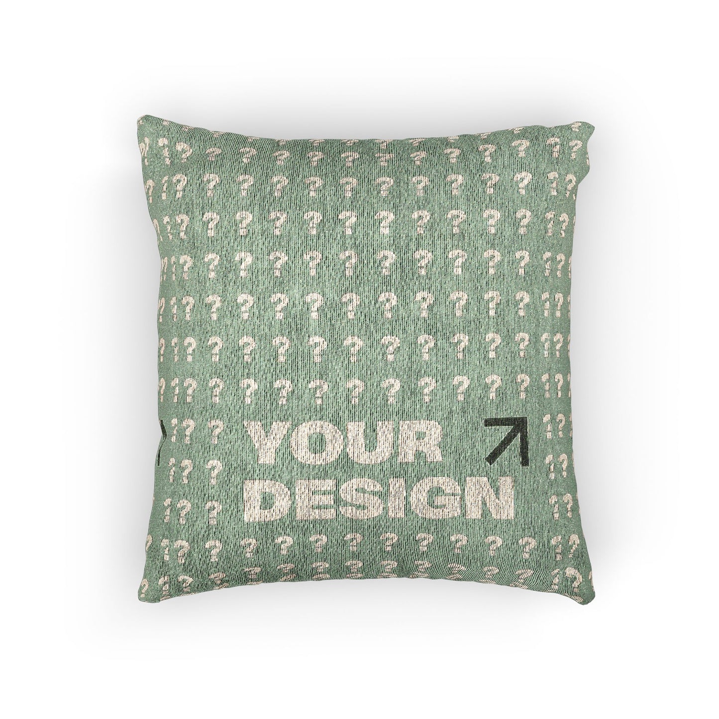 Custom Woven Pillow - Personalized Home Decor, Eco-Friendly Cushion, Great for Gifts, Housewarming, Unique Accent Pillow