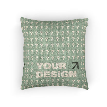 Custom Woven Pillow - Personalized Home Decor, Eco-Friendly Cushion, Great for Gifts, Housewarming, Unique Accent Pillow