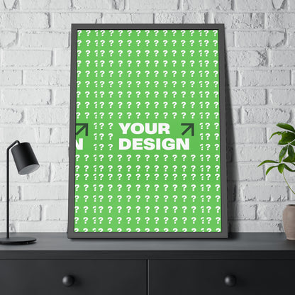 Custom Framed Paper Posters – Personalized Wall Art, Unique Home Decor, Gifts for Him/Her, Customized Artwork, Modern Interior Design