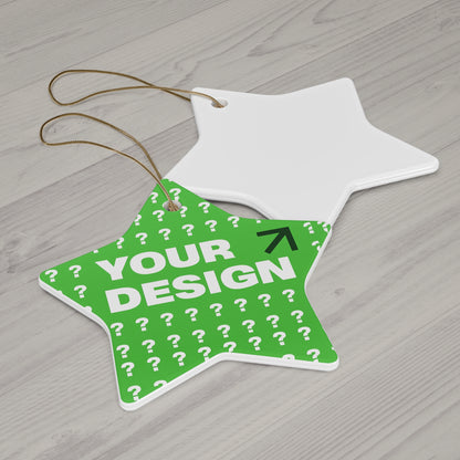 Customizable Ceramic Ornaments, Holiday Decor, Personalized Gifts, Unique Decorations, Tree Hangings, Festive Keepsakes