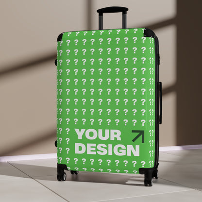 Customizable Suitcase - Travel Luggage, Personalized Baggage, Unique Gift for Travelers, Vacation Essentials, Stylish Carry-On