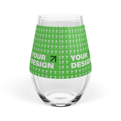 Custom Stemless Wine Glass - Personalized Gift for Wine Lovers, Great for Weddings, Birthdays, Housewarming, and Special Occasions