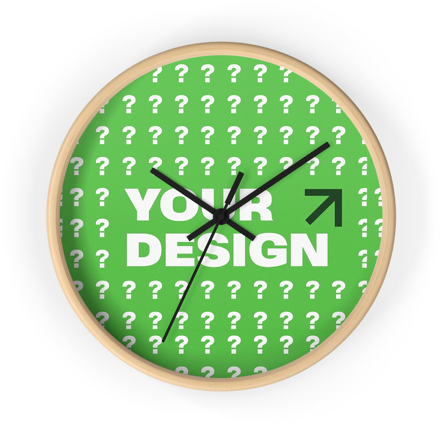 Customizable Modern Wall Clock for Home Decor, Unique Gift Idea, Stylish Timepiece, Personalized Clock, Home Accessories