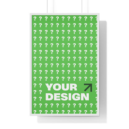 Customizable Vertical Framed Poster, Personalized Wall Art, Home Decor, Unique Gift, Office Inspiration, Creative Decor