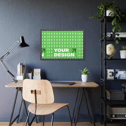 Custom Framed Paper Posters – Personalized Wall Art, Unique Home Decor, Gifts for Him/Her, Customized Artwork, Modern Interior Design