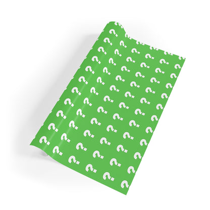 Custom Gift Wrapping Paper Roll, Fun Green Design, Perfect for Birthdays, Holidays, and Special Occasions