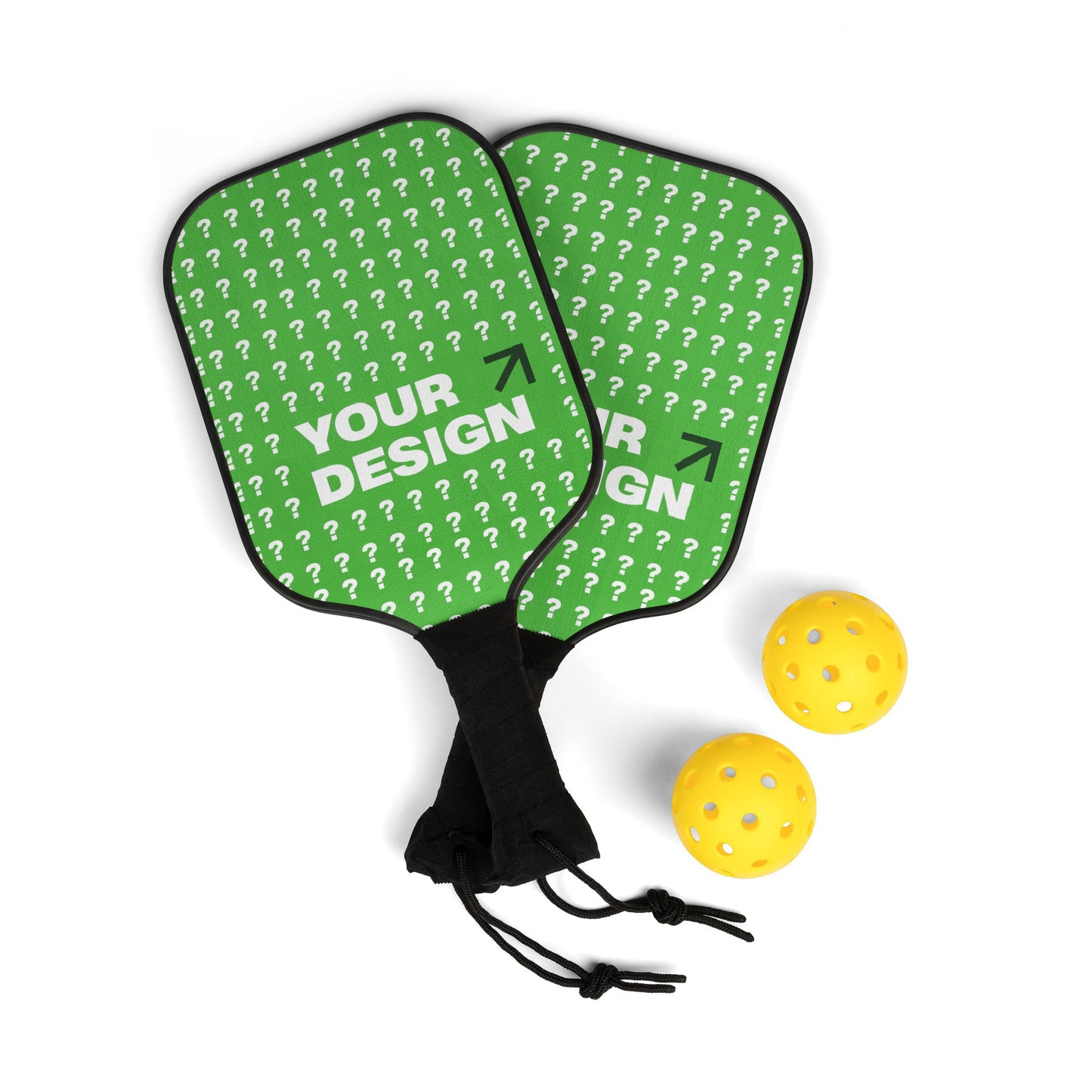 Pickleball Paddle Set, Custom Sports Gear, Fun Outdoor Activity, Ideal Gift for Players, Perfect for Birthdays & Events