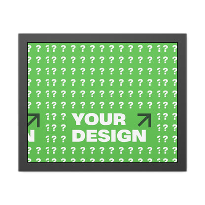 Custom Framed Paper Posters – Personalized Wall Art, Unique Home Decor, Gifts for Him/Her, Customized Artwork, Modern Interior Design