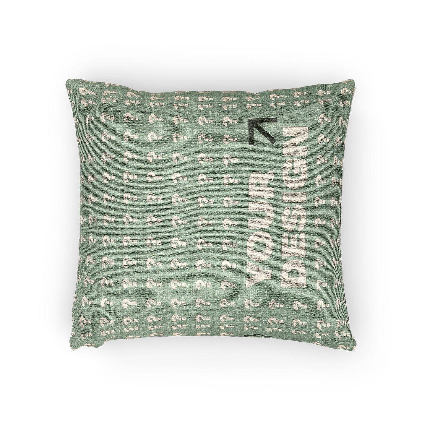 Custom Woven Pillow - Personalized Home Decor, Eco-Friendly Cushion, Great for Gifts, Housewarming, Unique Accent Pillow