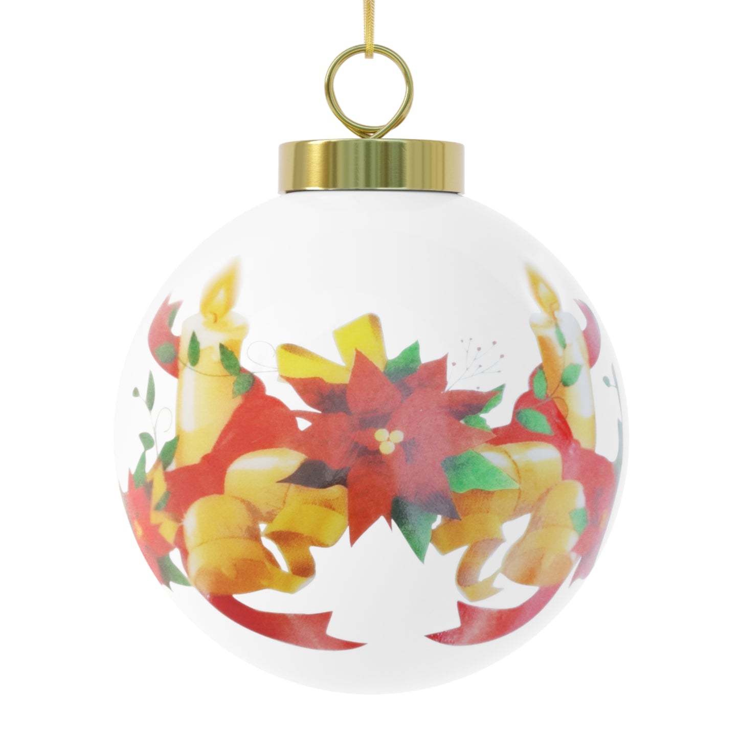 Customizable Christmas Ball Ornament, Holiday Decoration, Personalized Gift, Tree Ornament, Festive Keepsake