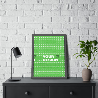 Custom Framed Paper Posters – Personalized Wall Art, Unique Home Decor, Gifts for Him/Her, Customized Artwork, Modern Interior Design