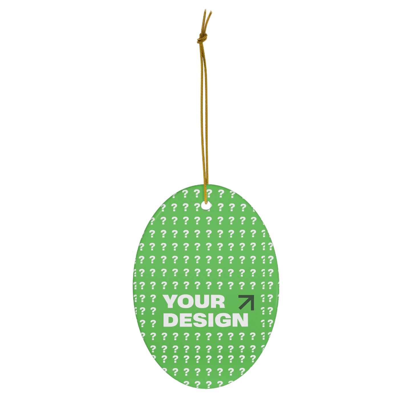 Customizable Ceramic Ornament - Unique Holiday Décor, Personalized Gift, Tree Decoration, Home Holiday Decoration, DIY Christmas Ornament