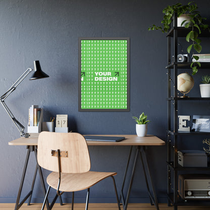 Custom Framed Paper Posters – Personalized Wall Art, Unique Home Decor, Gifts for Him/Her, Customized Artwork, Modern Interior Design