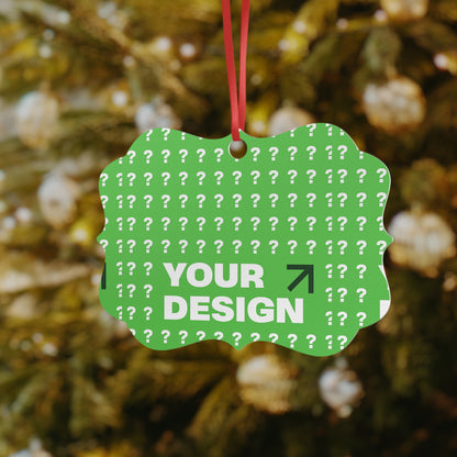 Personalized Aluminum Ornaments, Customized Holiday Decor, Unique Gift Ideas, Christmas Tree Ornaments, Custom Keepsakes