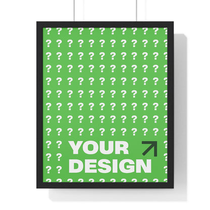 Customizable Vertical Framed Poster, Personalized Wall Art, Home Decor, Unique Gift, Office Inspiration, Creative Decor