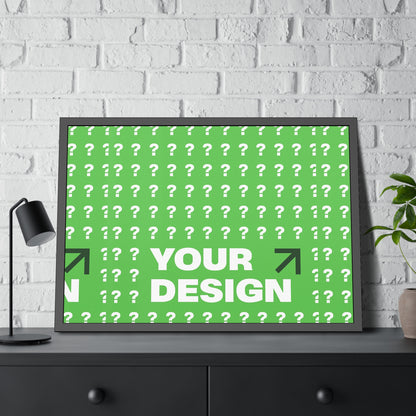 Custom Framed Paper Posters – Personalized Wall Art, Unique Home Decor, Gifts for Him/Her, Customized Artwork, Modern Interior Design